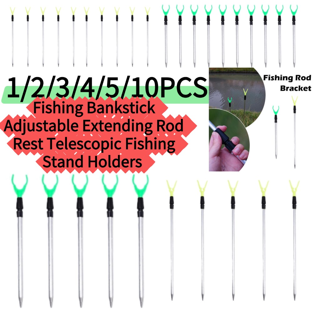 Fishing Rod Casting - 1/5/10 pièces*50/80cm Support de canne à