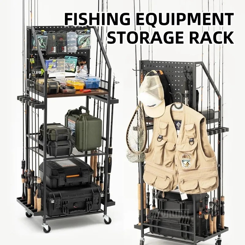 Fishing Rod Combo - Étagère de rangement pour matériel de
