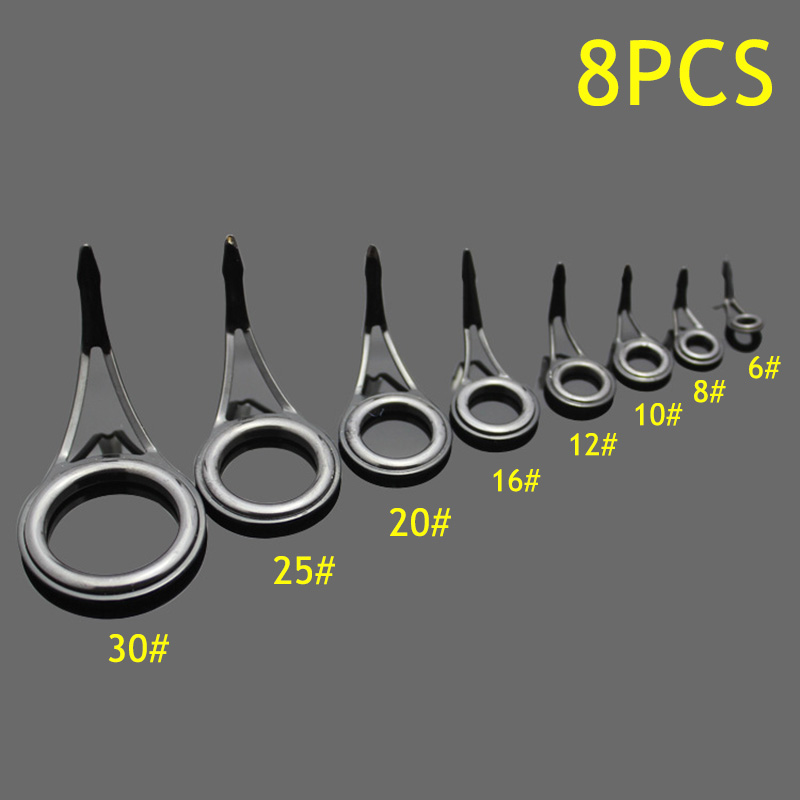 8 pièces d'anneaux de guidage  - Fishing Rod Building Kit avis et prix