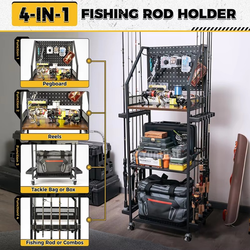 Étagère de rangement pour maté - Fishing Rod Combo avis et prix